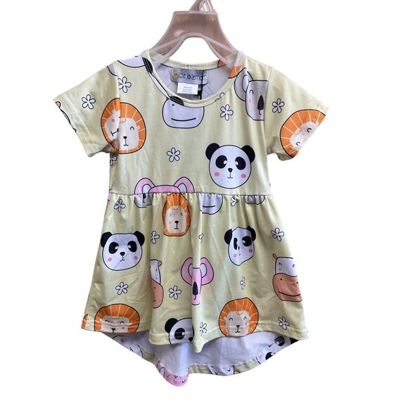 Koala and Pals Tunic Top/Dress - Little jo lemon 2T - Picture 3 of 8
